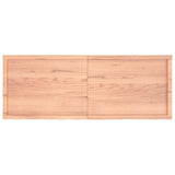 Bathroom Countertop Light Brown 160x60xcm Treated Solid Wood 3156159