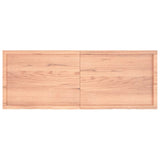 Bathroom Countertop Light Brown 160x60xcm Treated Solid Wood 3156159