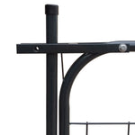 ZNTS Garden Fence Gate 100x100 cm Anthracite 142293