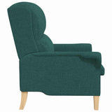 Armchair Dark green 76 x 94 x 102 cm Fabric 42009844