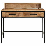 Console Table with Drawer with Storage Brown 100 x 55 x 89.5 cm 374103