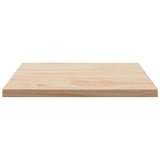 Table Top 60x60x2.5 cm Solid Wood Pine Square 824380
