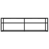 TV Cabinet Transparent 140x40x40.5 cm Tempered Glass 331714