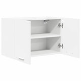 Hanging Cabinet 2 pcs White Engineered Wood 884163
