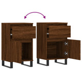 Sideboards 2 pcs Brown Oak 40x35x70 cm Engineered Wood 831179