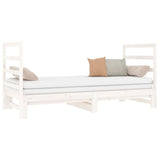 Pull-out Day Bed without Mattress White 2x cm 3124763