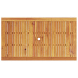 Garden Dining Set 7 pcs Brown Solid Acacia Wood 3375664