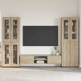 TV Cabinet Set FLORIN 3 pcs Sonoma Oak Engineered Wood 3398006