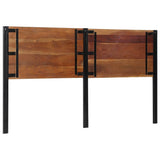 Headboard 180 cm Solid Wood Reclaimed and Iron 4017556