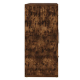 Sideboard Smoked Oak 91x29.5x65 cm Engineered Wood 823347