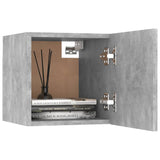 6 Piece TV Cabinet Set Concrete Grey Engineered Wood 3079080
