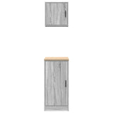 Garage Cabinets 2 pcs Grey Sonoma Engineered Wood 3328301