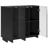 Sideboard Black 85.5 x 31 x 75 cm Engineered Wood 8011541