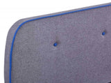 Bed Frame without Mattress Light Grey Fabric 150x200 cm King Size 281104