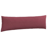 Sofa Pillows 2 pcs Wine Red 145 x 40 cm Fabric 42013828