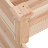 Garden Raised Bed 120x120x56 cm Solid Wood Fir 364304