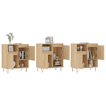 Sideboards 3 pcs Sonoma Oak Engineered Wood 3190152