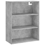 Highboard Concrete Grey 69,5x34x180 cm Engineered Wood 3190041