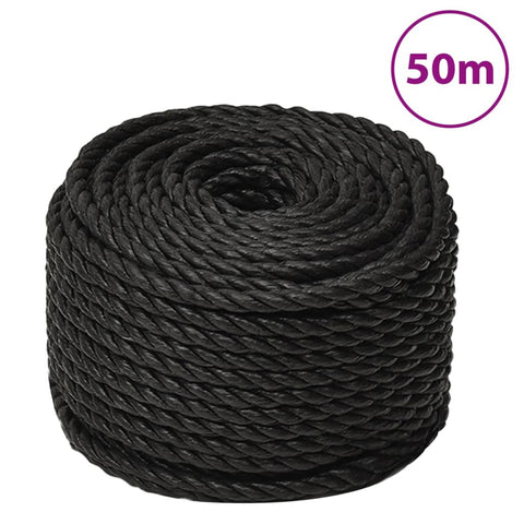 Work Rope Black 20 mm 50 m Polypropylene 153030