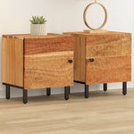 Bedside Cabinets 2 pcs 40x33x46 cm Solid Wood Acacia 356852