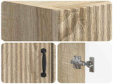 Toilet Cabinet HOORN Sonoma Oak 66 x 25.5 x 190 cm 897357