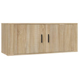 Wall-mounted TV Cabinets 3 pcs Sonoma Oak 100x34.5x40 cm 3188377