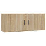 8 Piece TV Cabinet Set Sonoma Oak Engineered Wood 3188673