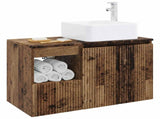Bathroom Furniture Set 2 pcs Old Wood Engineered Wood 3404052