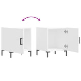 Bedside Cabinets 2 pcs White 40x40x50 cm Engineered Wood 827565