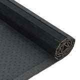 Rug Rectangular Black 100x300 cm Bamboo 376810