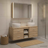 Bathroom Furniture Set 4 pcs Sonoma Oak 3407025