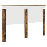 Headboard with Headboard Smoked Oak 150 cm Engineered wood 887753