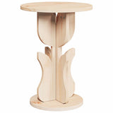 Coffee Table Natural 39.5 x 39.5 x 53.5 cm Solid pine wood 873556