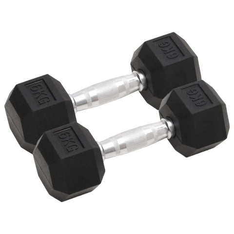 Dumbbells 2 pcs 12 kg Total Cast Iron 93602