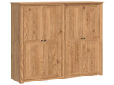 Wardrobe PANAMA Honey 169 x 50 x 185 cm Solid Pine Wood 42042134