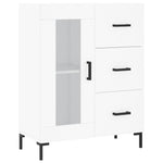 Highboard White 69.5x34x180 cm Engineered Wood 3189509