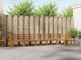Outdoor Sofa Set 6 pcs Natural Solid Acacia Wood 3366447