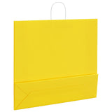 ZNTS Paper Bags 250 pcs with Handles Yellow 54x15x49 cm 4101794