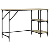 Desk Sonoma Oak 120x50x75 cm Metal and Engineered Wood 845322