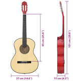 Classical Guitar for Beginner 4/4 39 Basswood 70106