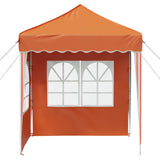 Pop-up Party Tent 195 x 195 x 245 cm Orange Oxford Fabric 42019734