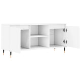 TV Cabinet White 104x35x50 cm Engineered Wood 827004