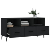 TV Cabinet Black 102x36x50 cm Engineered Wood 829053