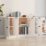 Sideboards 3 pcs White Engineered Wood 3115844