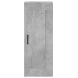 Highboard Concrete Grey 34,5x34x180 cm Engineered Wood 3200453
