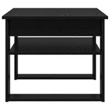 Coffee Table Black Oak 64 x 54 x 44 cm Engineered Wood 8000141
