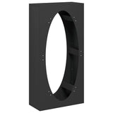 Firewood Rack Black 50x23x100 cm Cold-rolled steel 864181