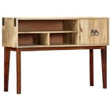 Console Table 115x30x76 cm Solid Rough Mango Wood 282746