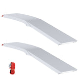 Motorcycle Ramp 680 kg 2 pcs Silver 205 x 28 x 5 cm Aluminium 42021089