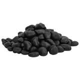 Polished Pebbles 25 kg Black 2-5 cm 3217191